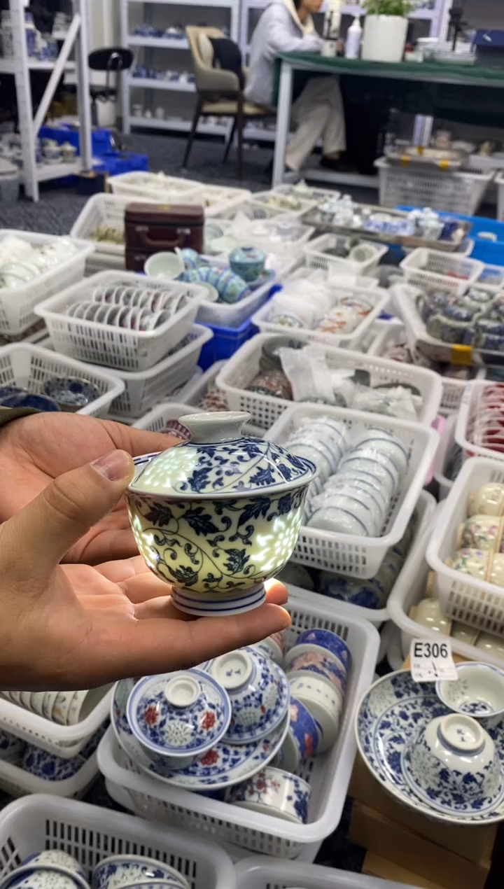 摆件陶景德陶瓷茶具容量约140