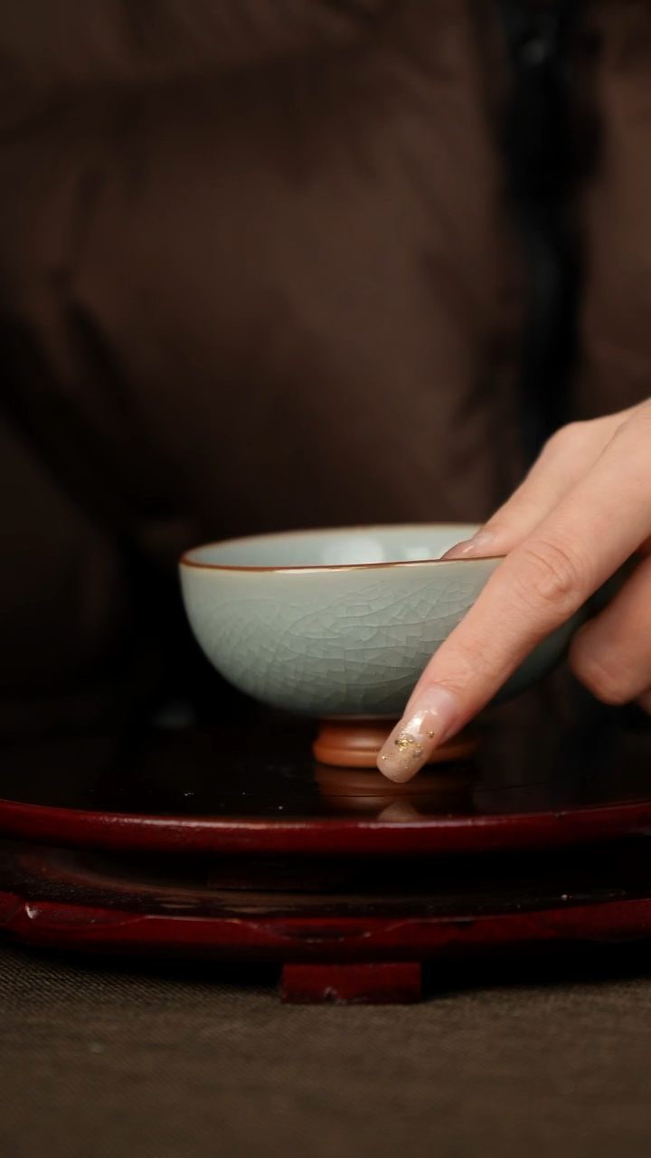 全品 樊立 鱼鳞冰花 普洱杯 