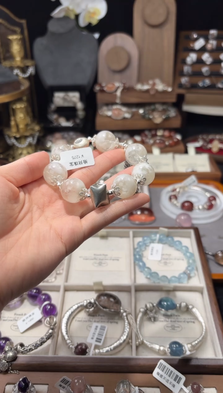 【闪购商品】水晶手链未镶嵌白雪花