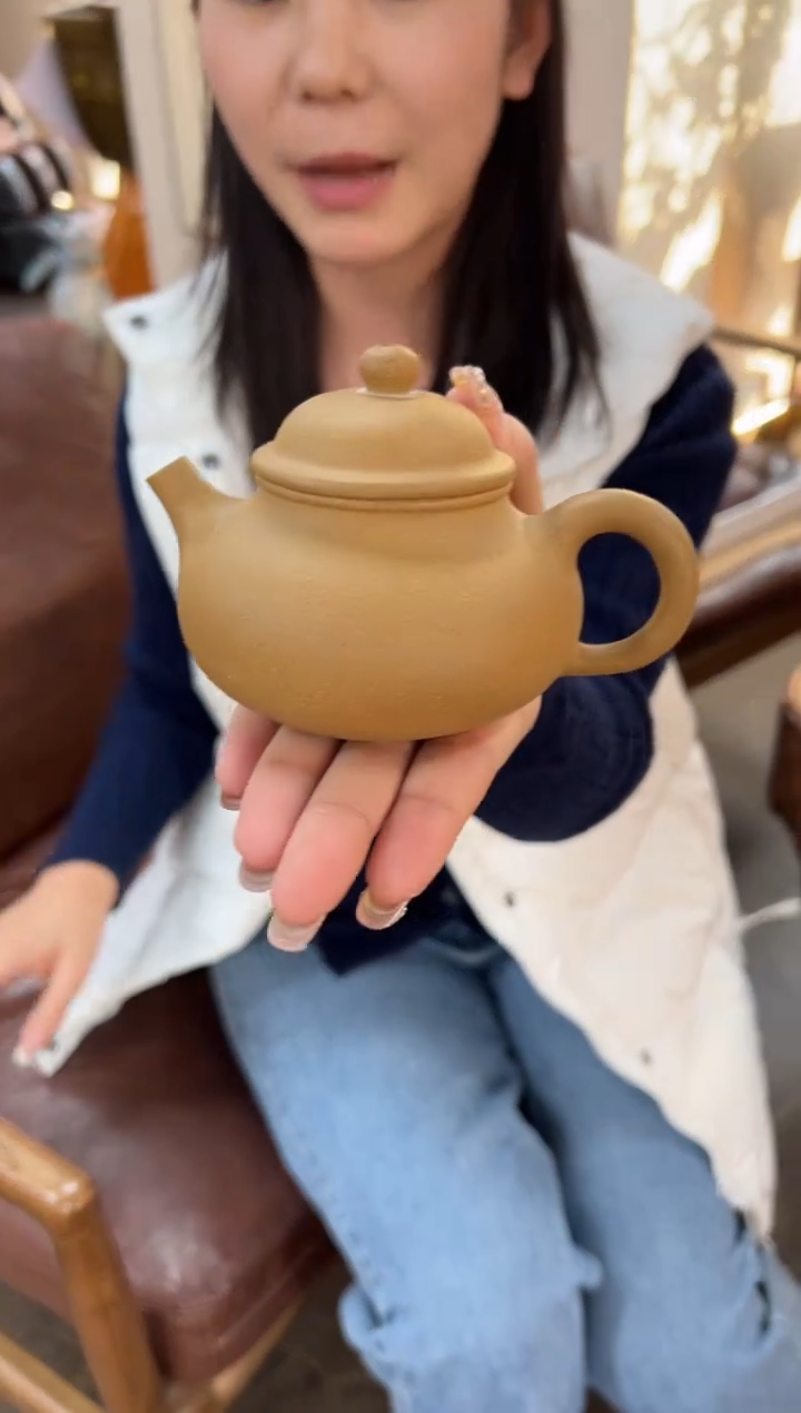 【闪购商品】紫砂茶壶【头哥手工壶】容天黄金段