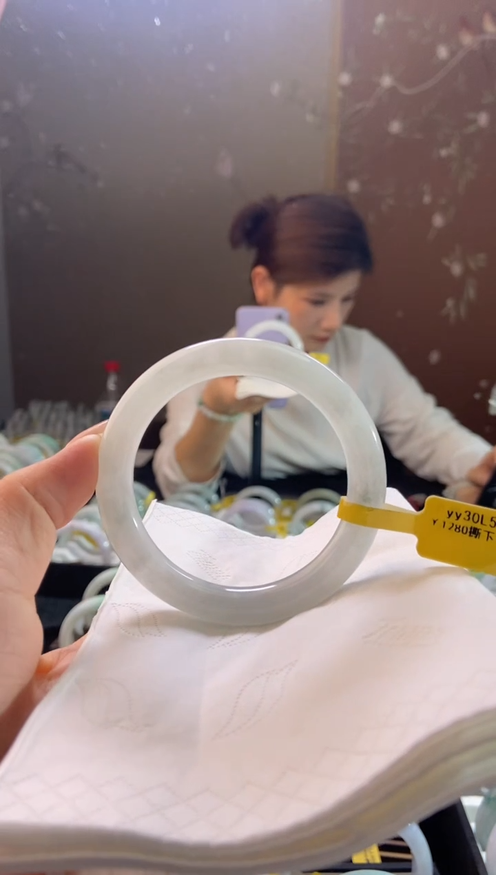 未镶嵌手镯翡翠圈口x.55.7