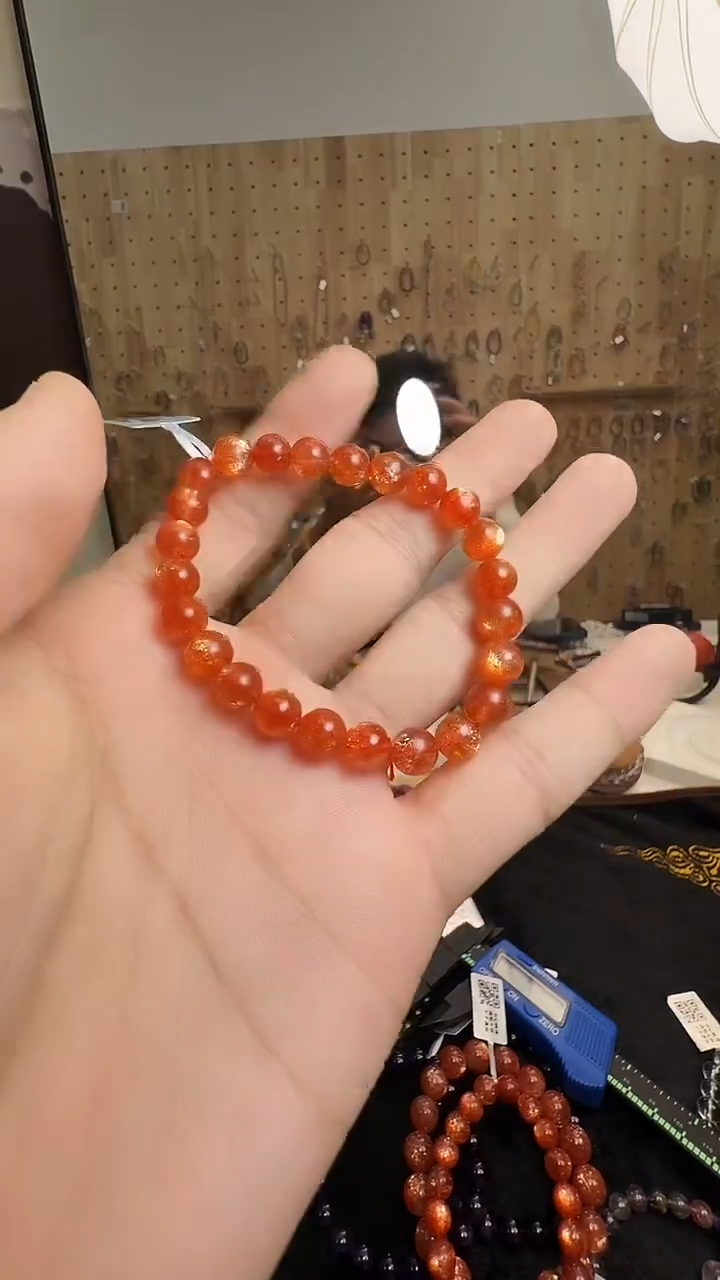 未镶嵌手链日光石村0351 约7mm 多样性发一件