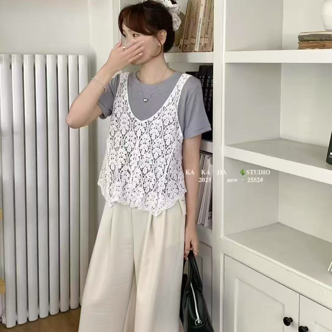 【宝贝家】2555两件套上衣