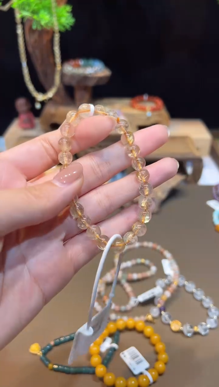 水晶手链未镶嵌手饰@@5659