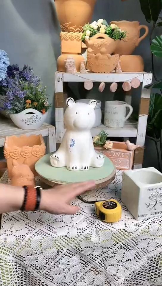 【闪购商品】红陶青花熊