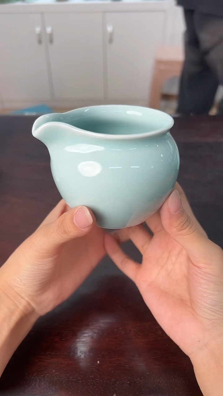 龙泉云间青瓷小米茶器