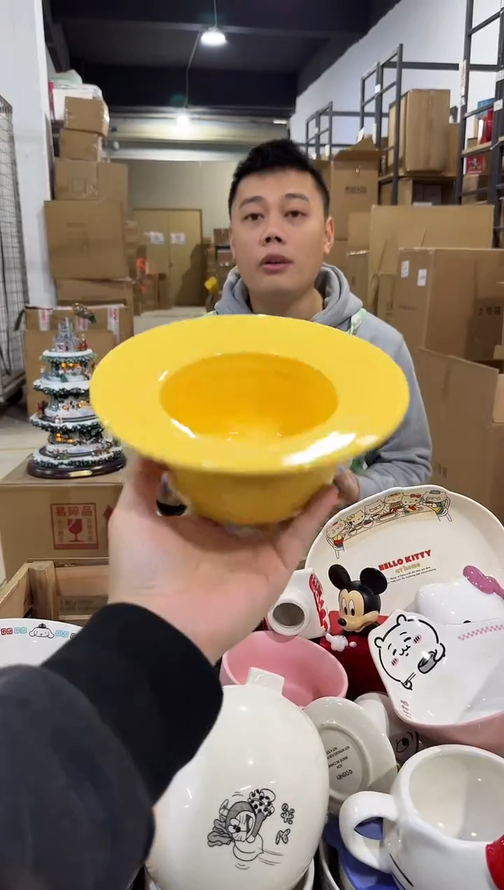 瓷片海贼王草帽碗 