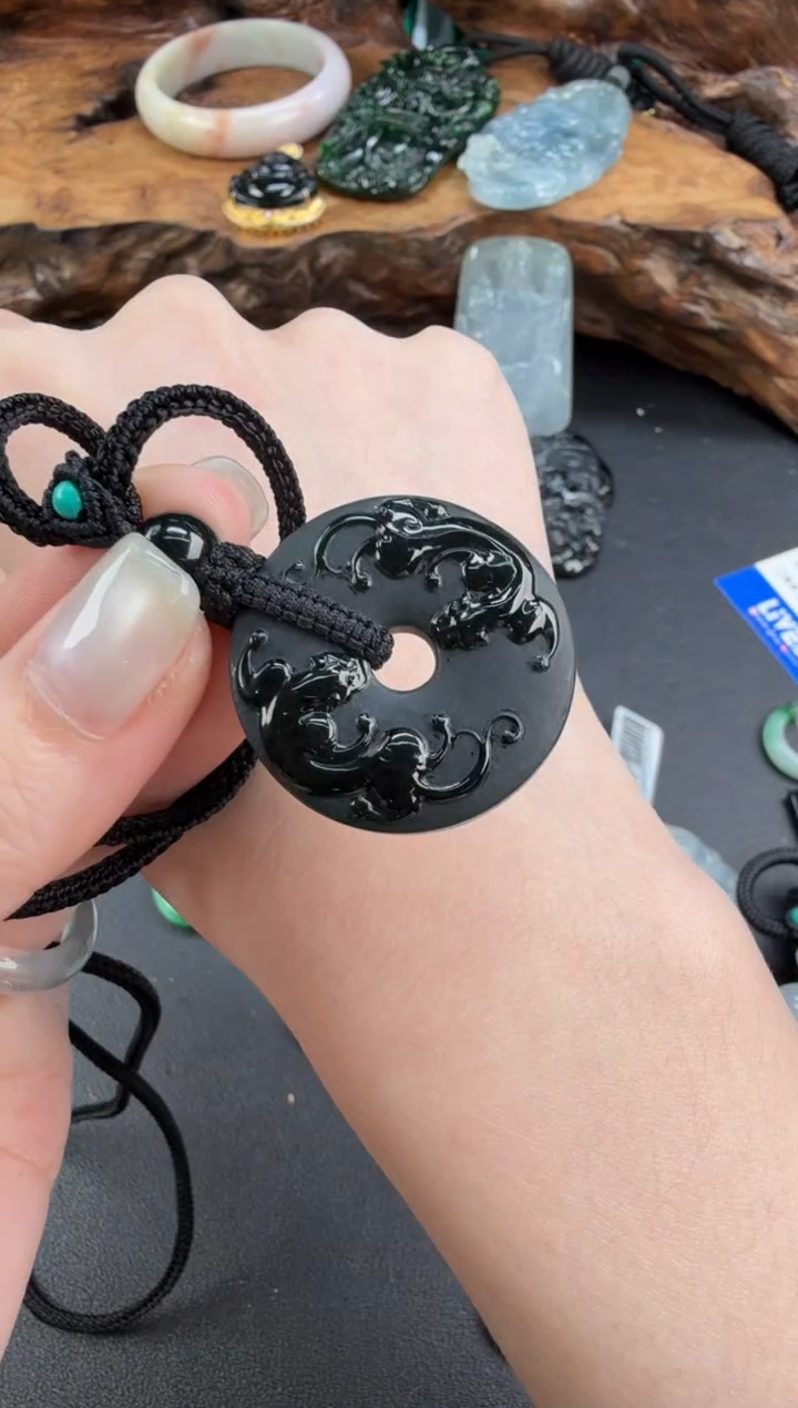 吊坠(不含链)未镶嵌翡翠翡翠饰品-255