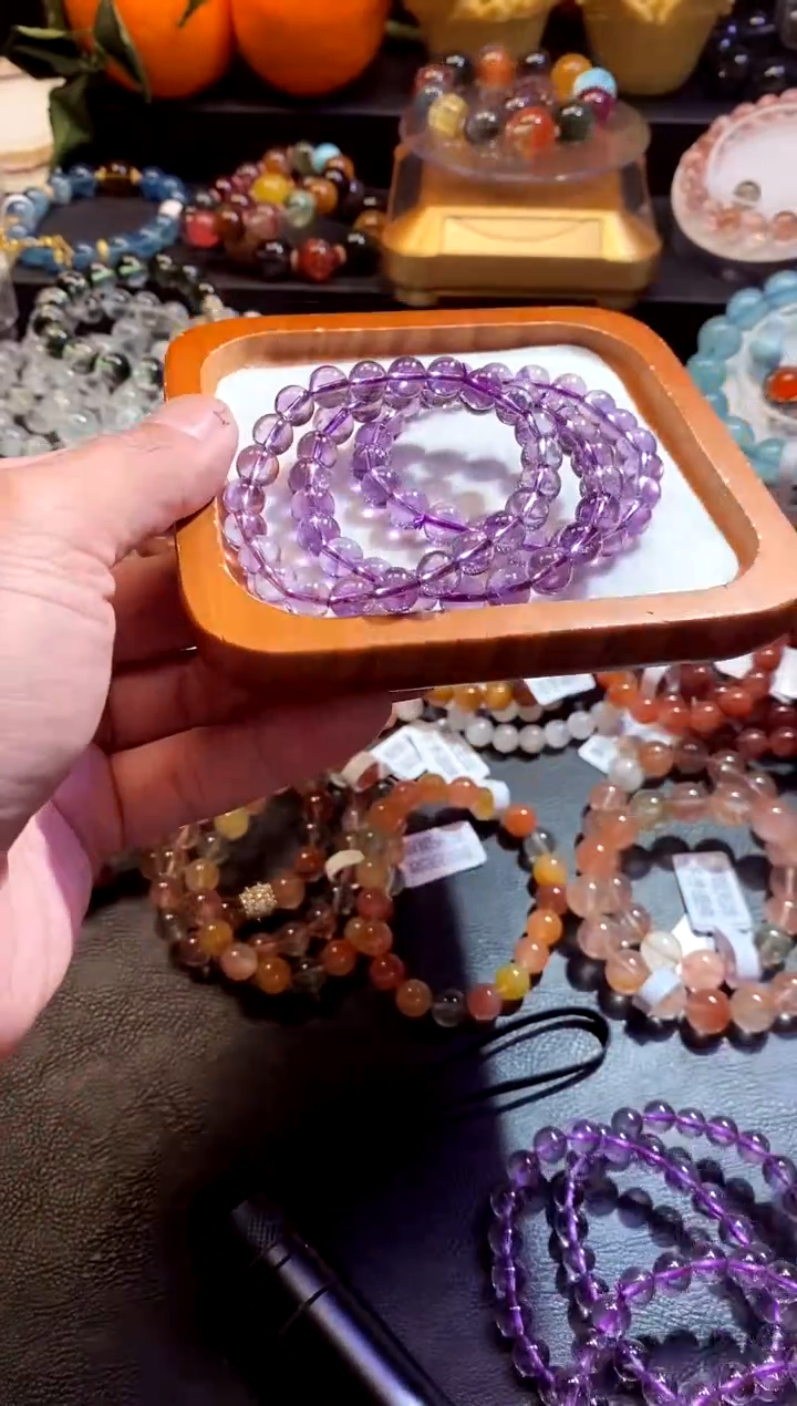 【闪购商品】水晶手链未镶嵌水晶紫晶多样发