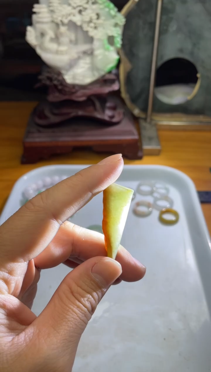 未镶嵌挂件翡翠 天然缅甸翡翠A货