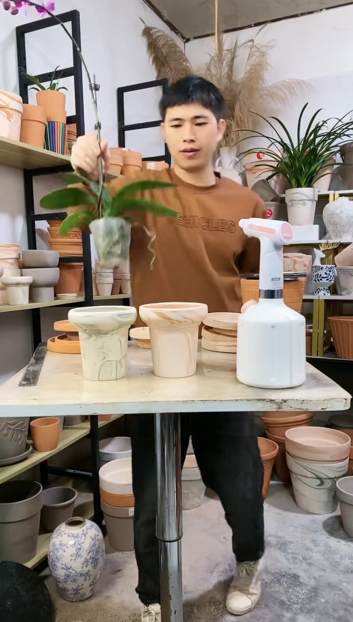 【闪购商品】红陶13*13双色蘑菇组合 2盆无托