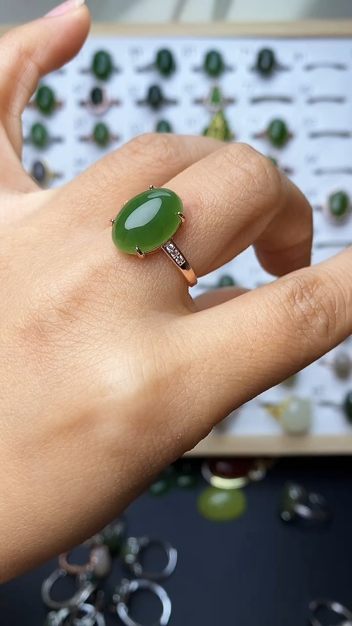 【闪购商品】和田玉戒指未镶嵌1