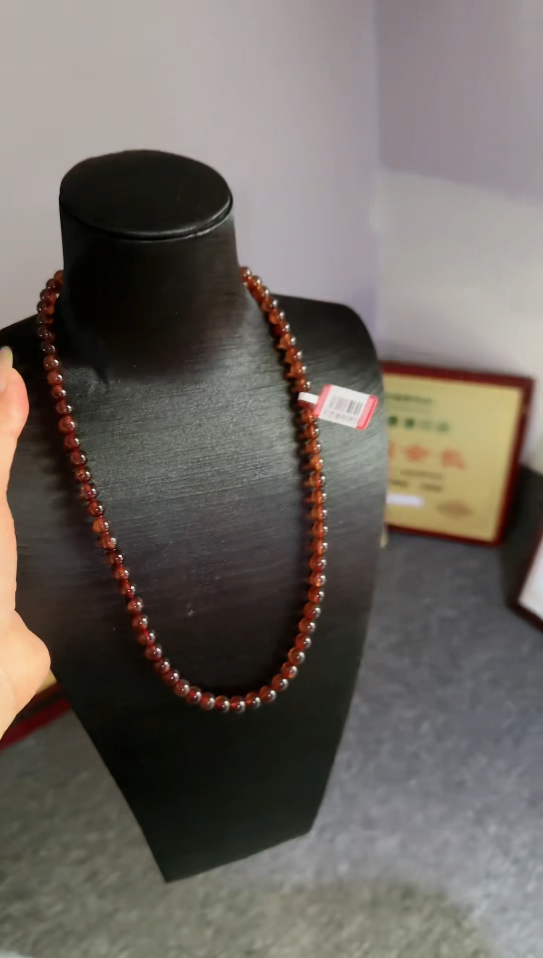 未镶嵌项链琥珀 规格7微瑕紫罗兰妈妈链#28