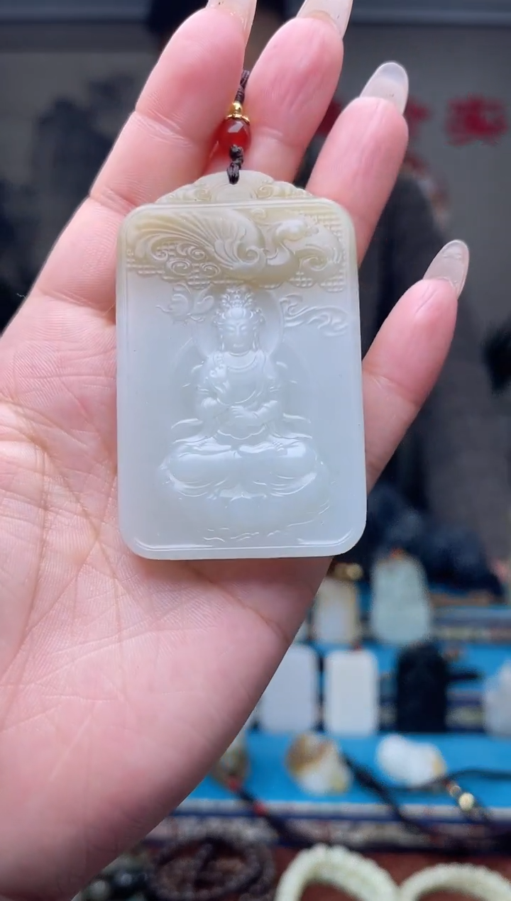 【闪购商品】和田玉挂件未镶嵌1