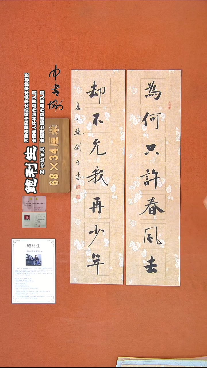 【闪购商品】书法65鲍利生书法作品