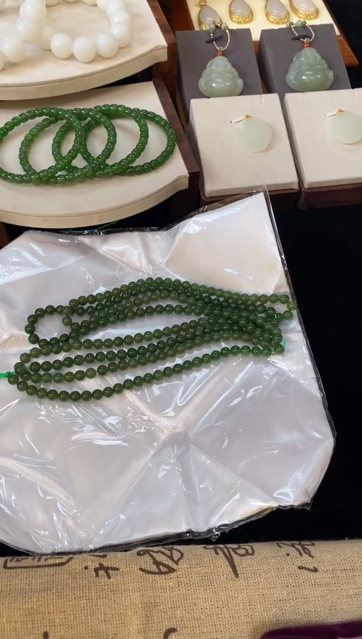 【闪购商品】和田玉108未镶嵌女神链