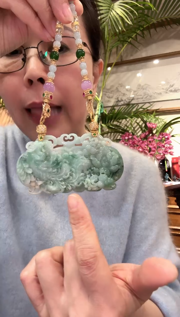 【闪购商品】翡翠颈饰未镶嵌国风