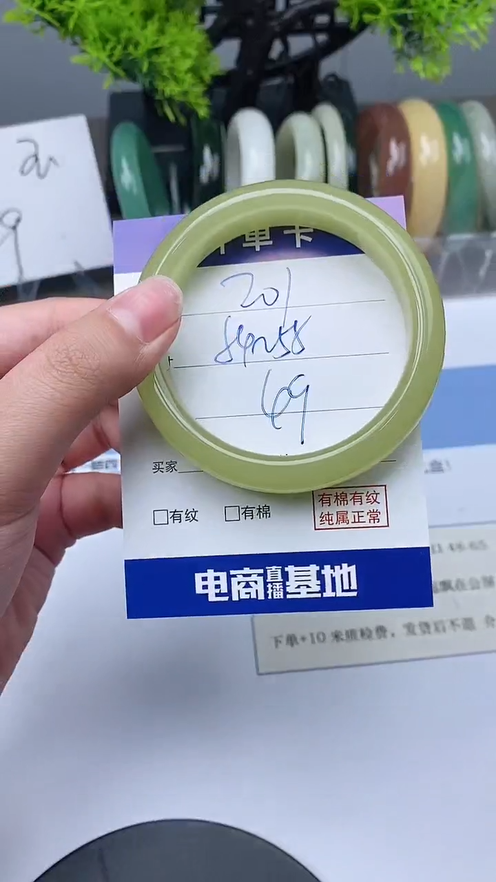 【闪购商品】石英质玉手镯未镶嵌54-55