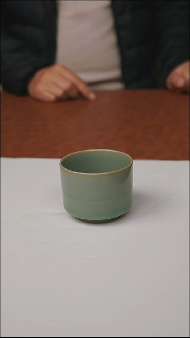 杯子瓷文*公富山严选汝瓷，