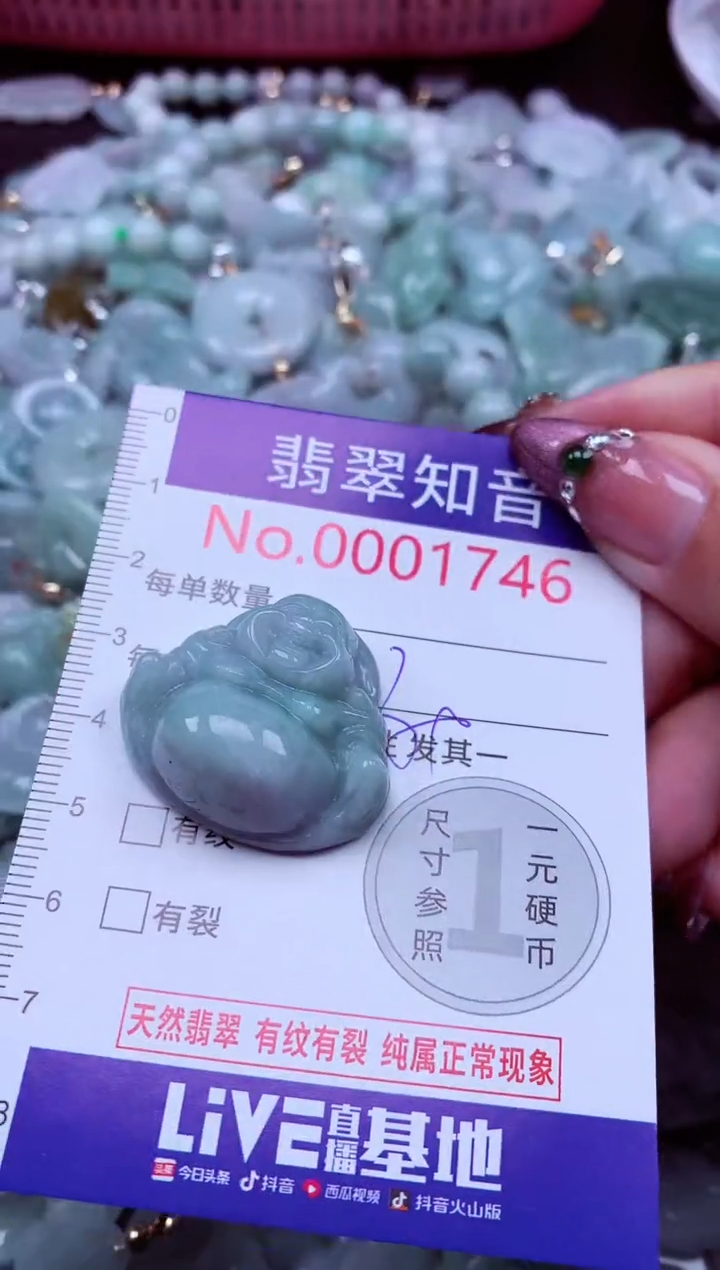 吊坠(不含链)未镶嵌翡翠1746