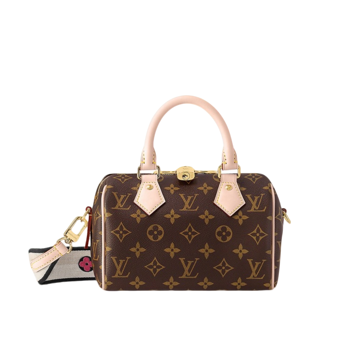 未使用 LouisVuitton/路易威登 speedy20黑色肩带枕头包斜挎