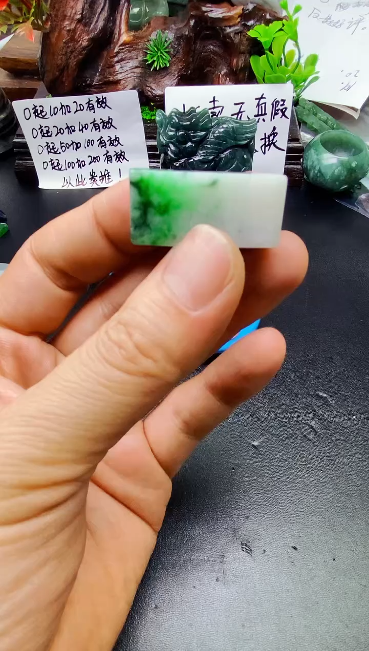 颈饰未镶嵌翡翠哈****哈料子