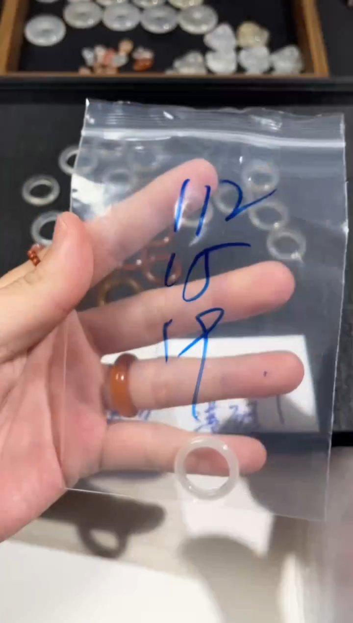 【闪购商品】玛瑙/玉髓戒指未镶嵌112