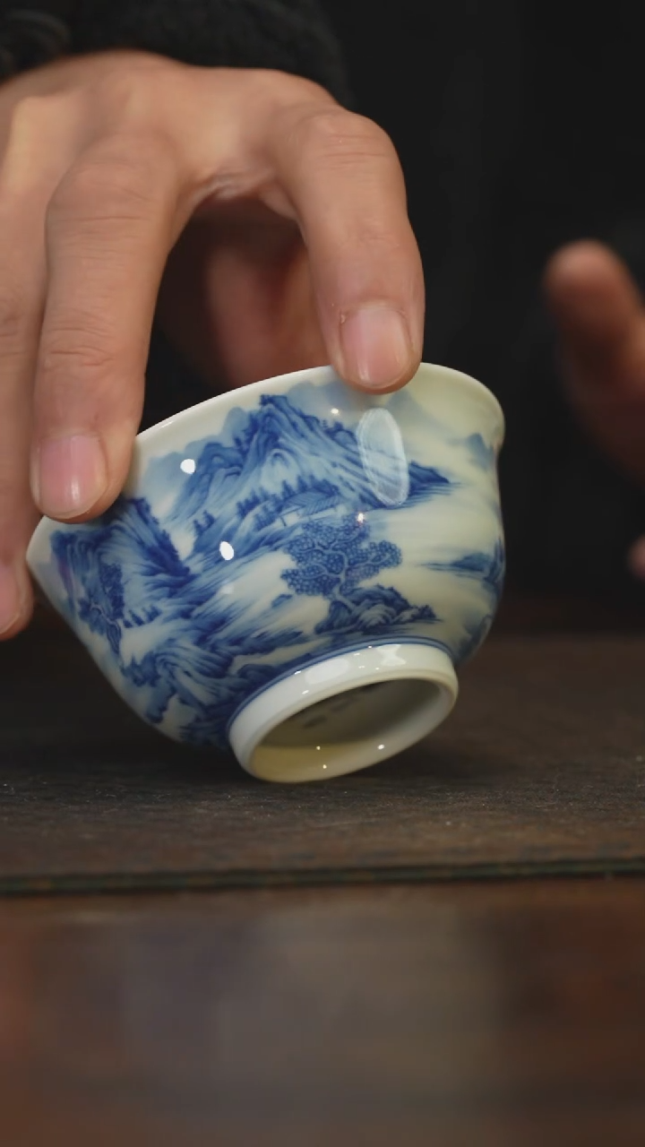 瓷片柴窑青花破价福利