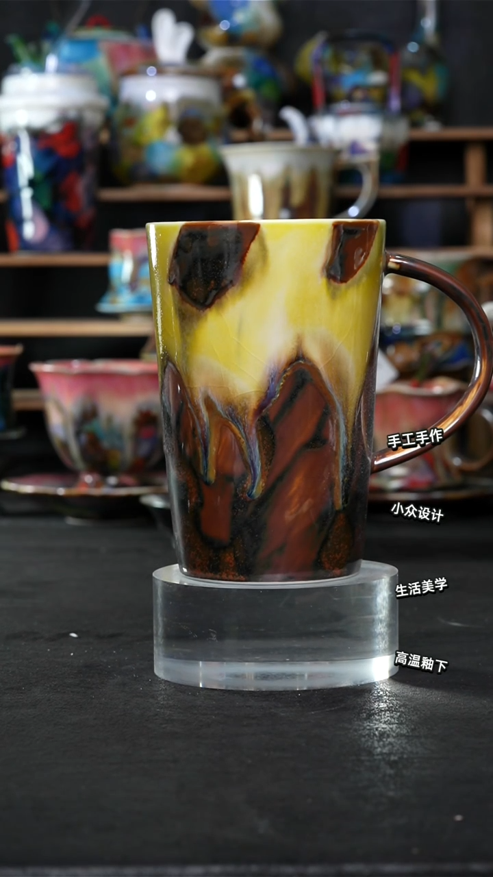 设计师款景德镇森涩手创陶瓷（食品级）812