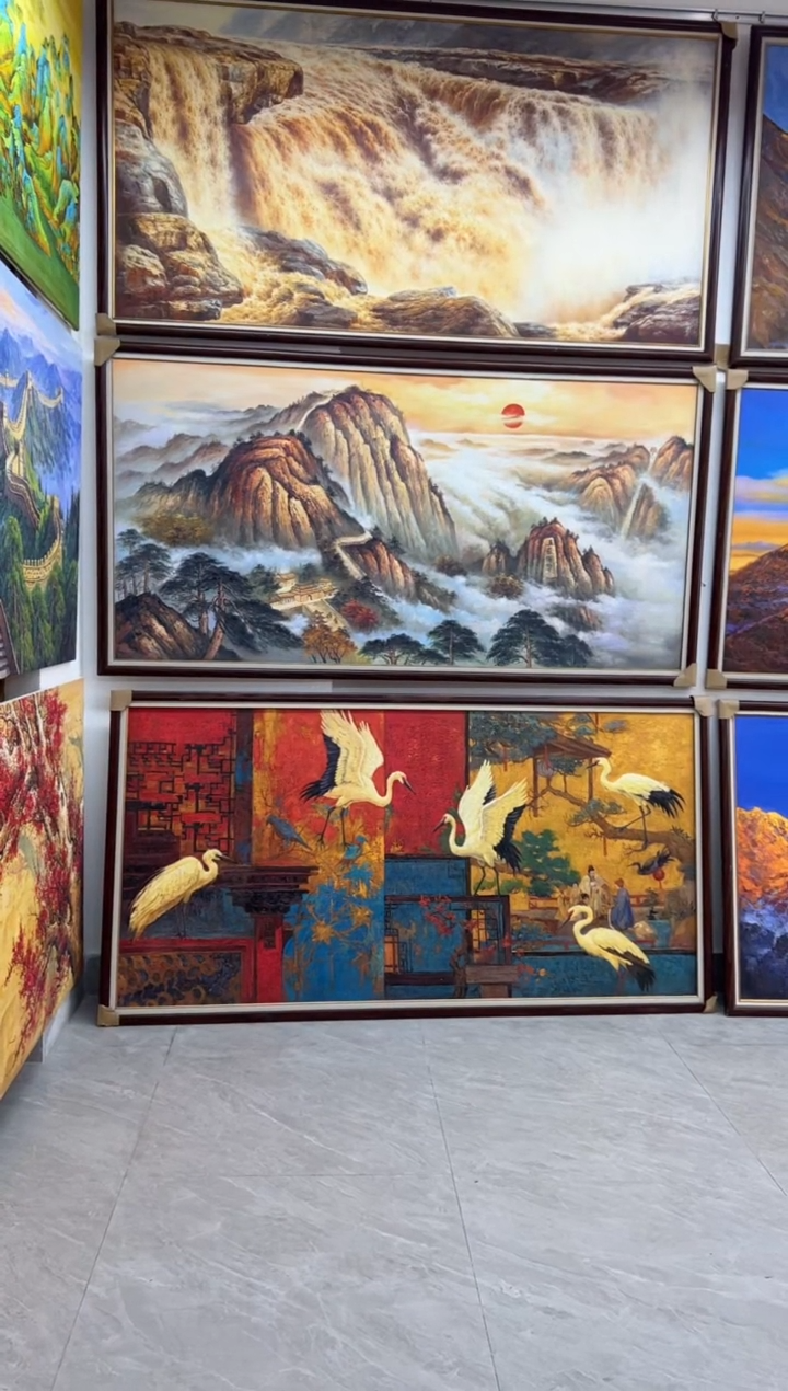 【闪购商品】书法定制 定制 迎客松+树林