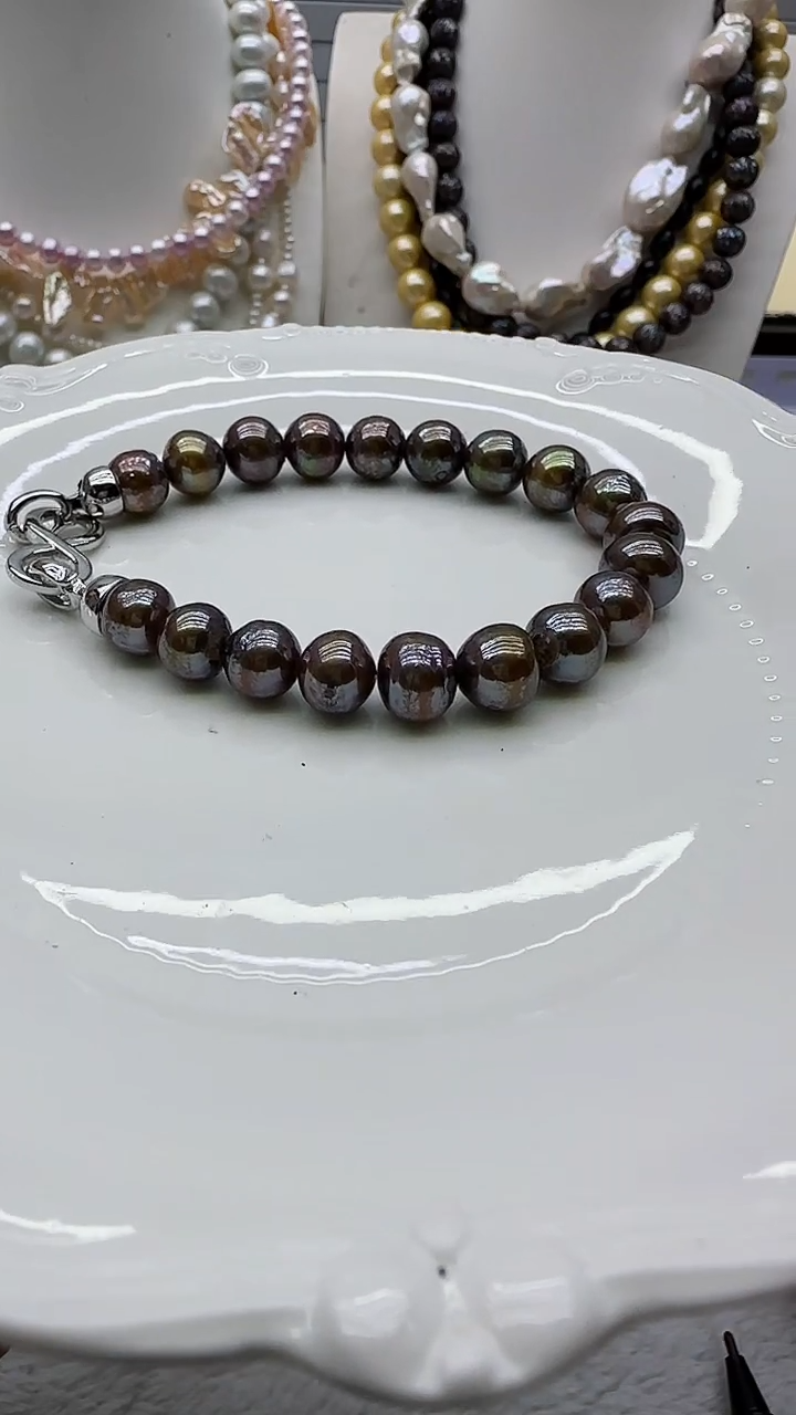 淡水珍珠未镶嵌套链3