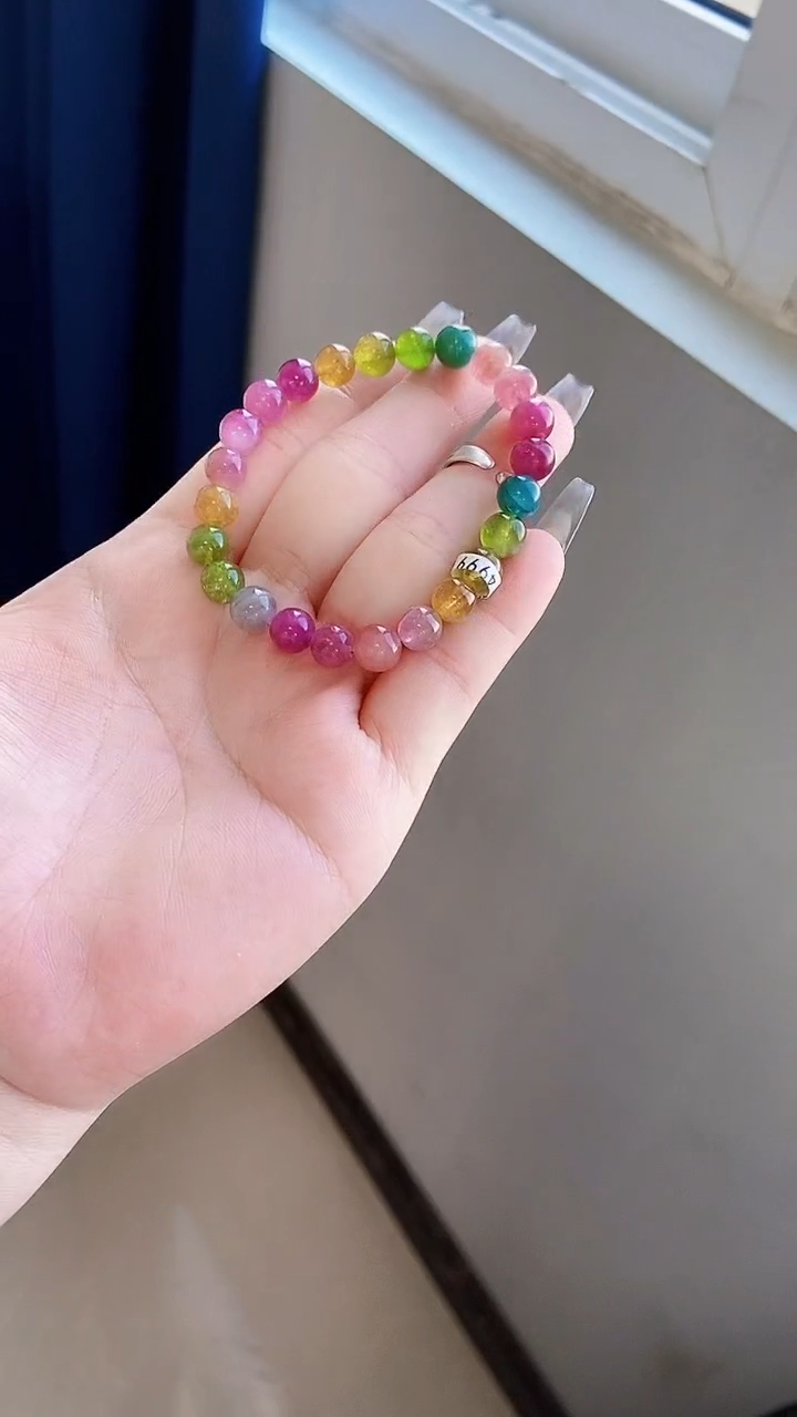 【闪购商品】碧玺手链未镶嵌G2068单圈颜色微差发1