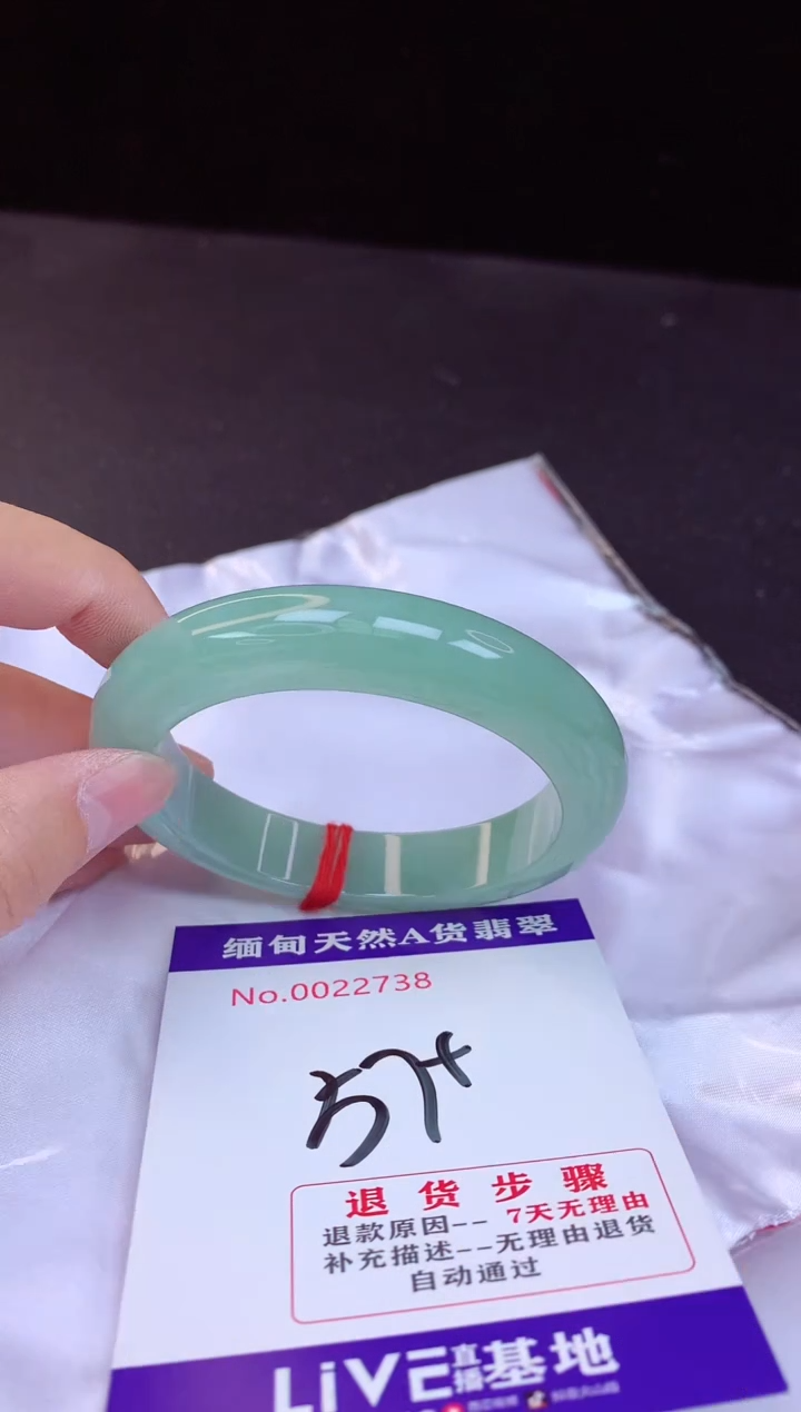 【闪购商品】翡翠手镯未镶嵌57+             