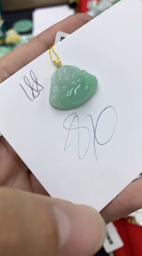 【闪购商品】翡翠颈饰18K金镶嵌号链接1111111