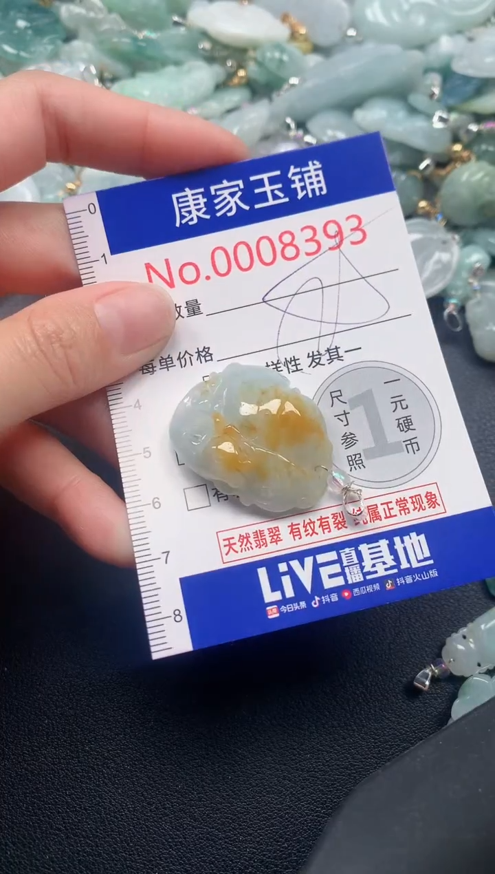 颈饰未镶嵌翡翠8393