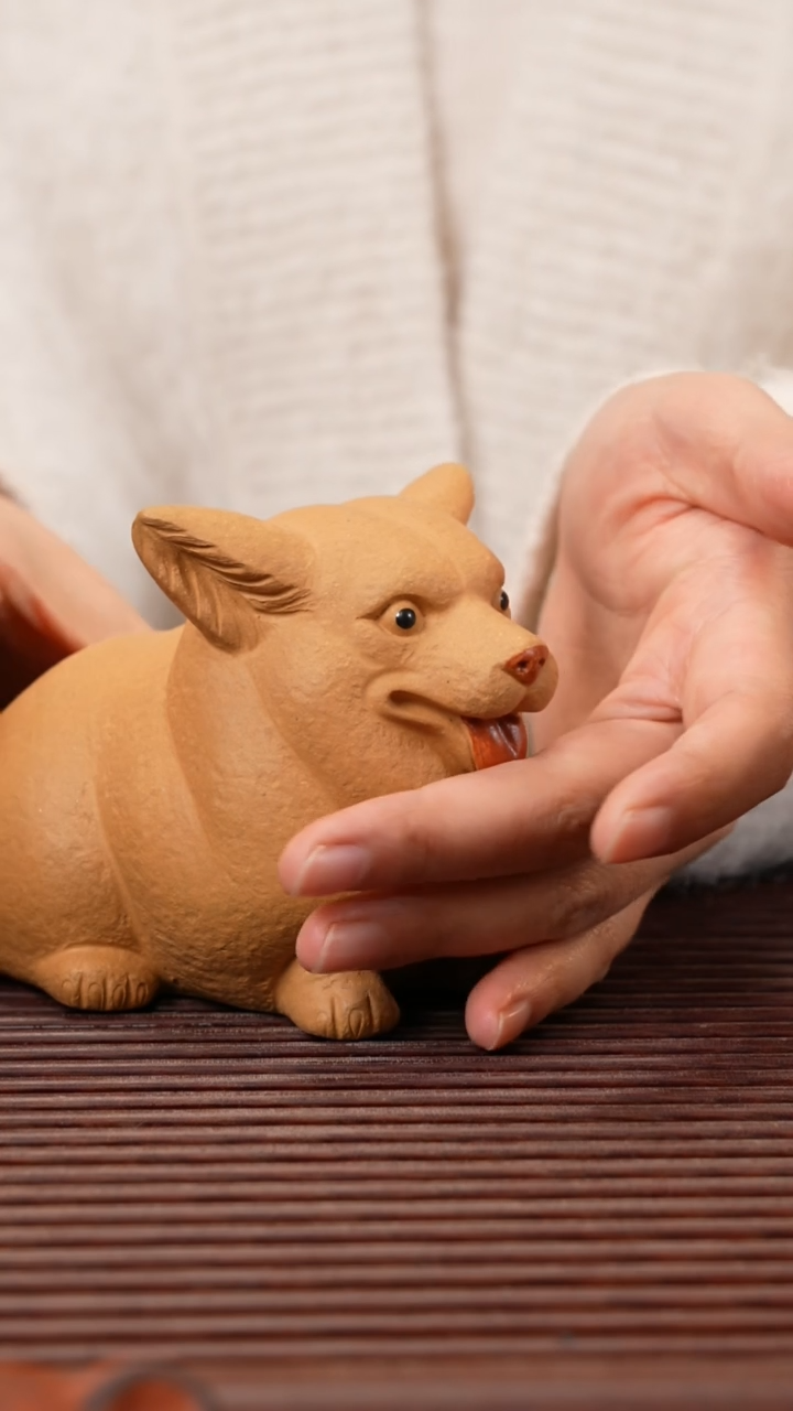 【闪购商品】紫砂茶宠紫砂柯基