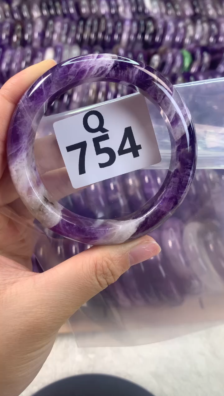 【闪购商品】水晶水晶手镯Q未镶嵌754-58