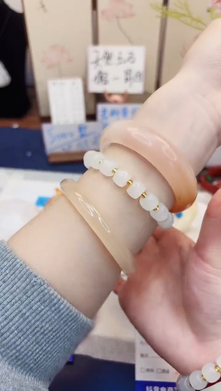 【闪购商品】石英质玉手镯未镶嵌239-财气镯-圈口59