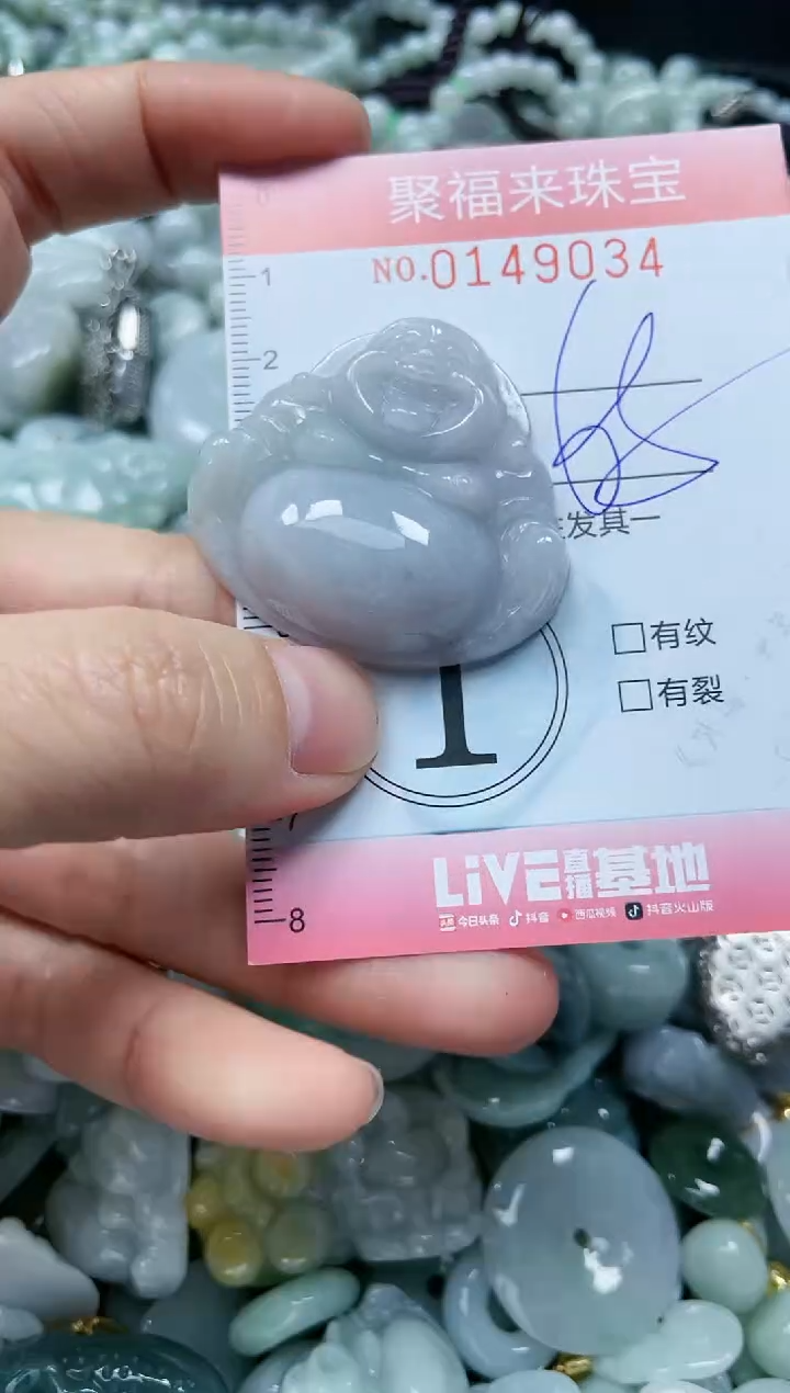 翡翠未镶嵌颈饰闪购0149034