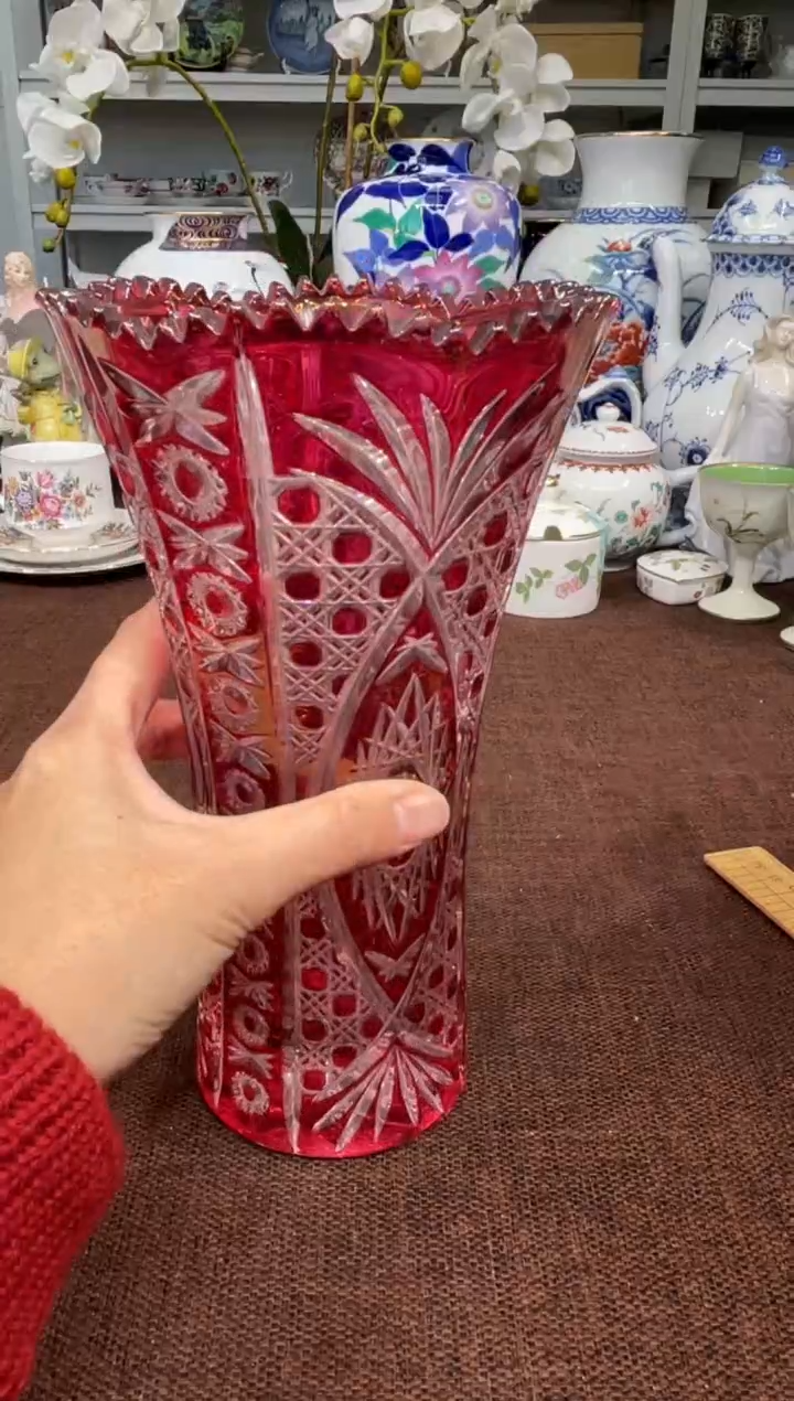 【闪购商品】水晶花瓶法国产22*12.5（除夕福利）