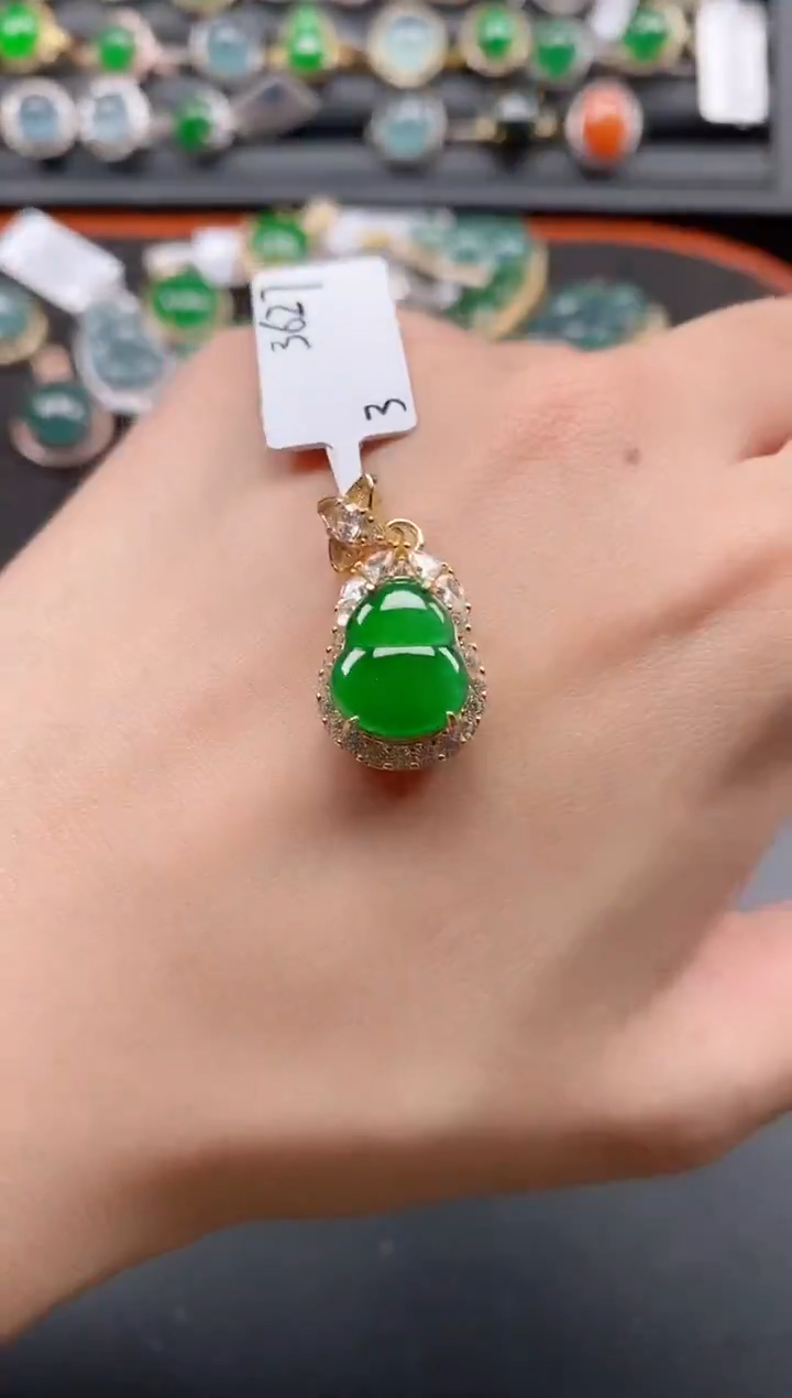 银S925镶嵌戒指翡翠1111