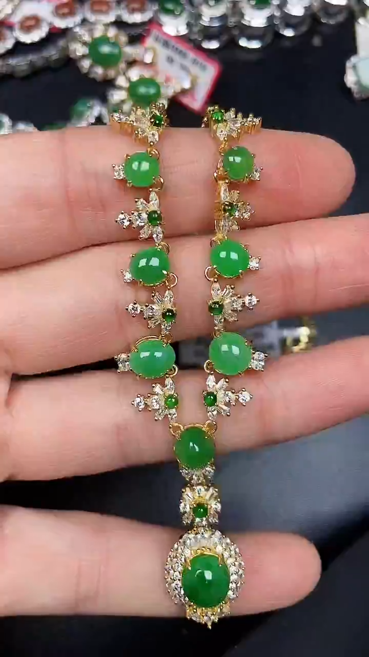 银S925镶嵌戒指翡翠3150