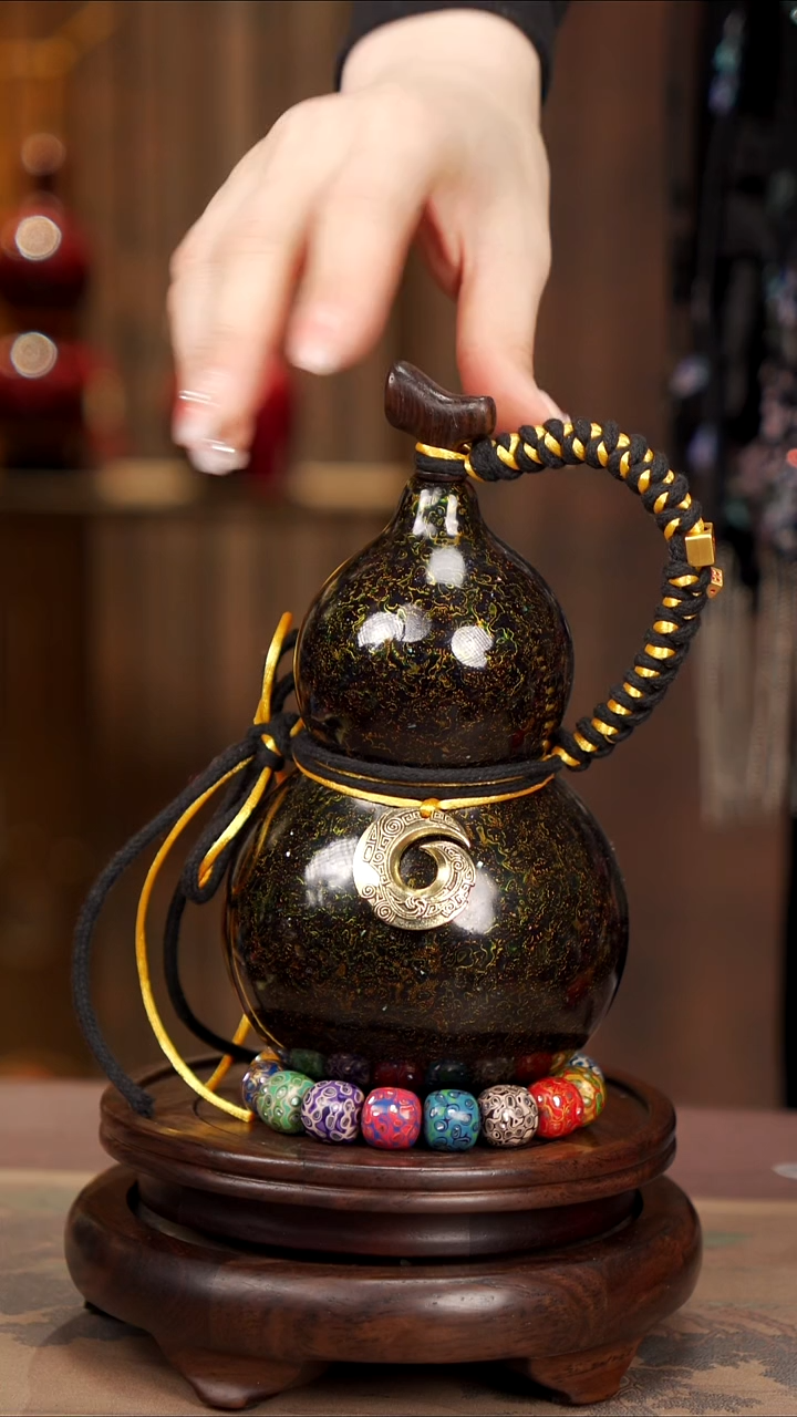 【闪购商品】174易林高端工艺大漆酒葫芦--318