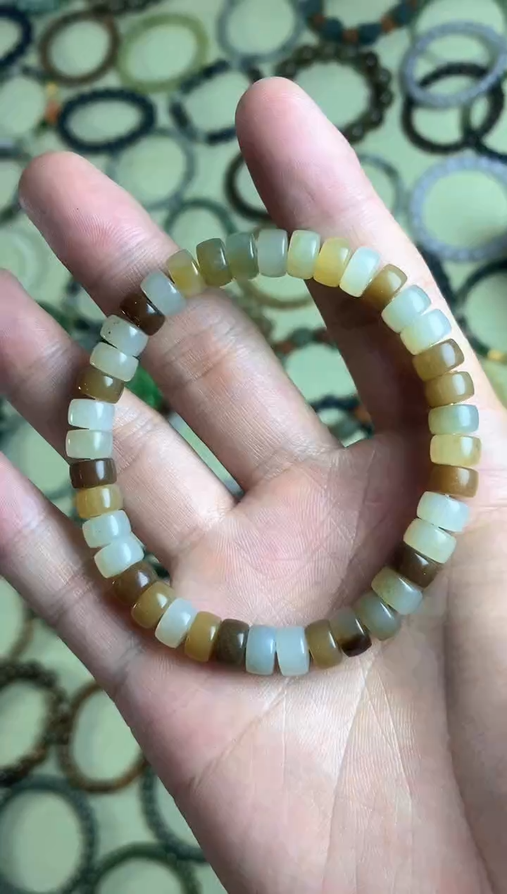 未镶嵌手链和田玉轻****脂多样性链接拍一发一