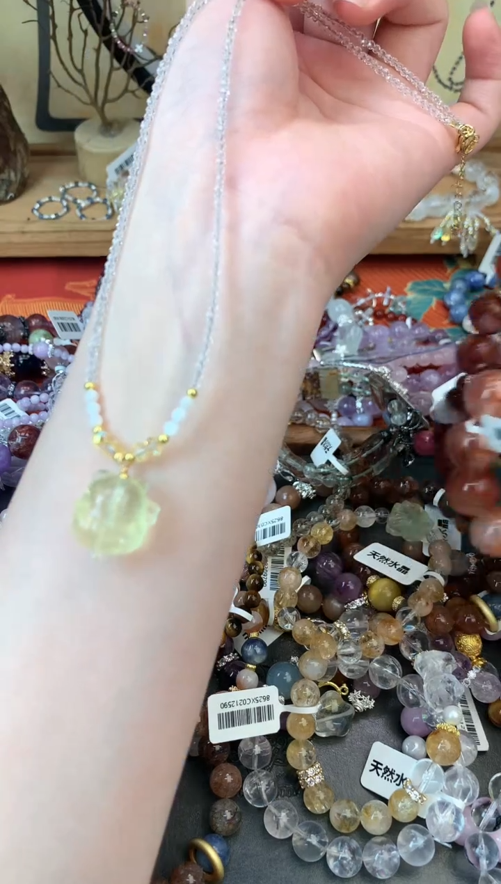 【闪购商品】黄晶颈饰未镶嵌469手串