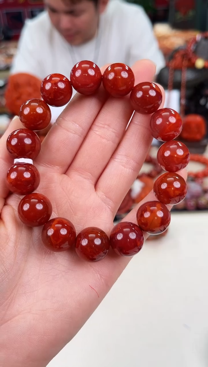 未镶嵌瓦西手串15+南红玛瑙（多样式发其一）