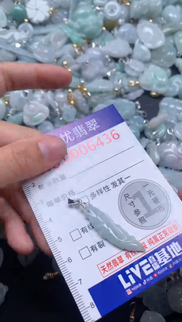 颈饰未镶嵌翡翠6436