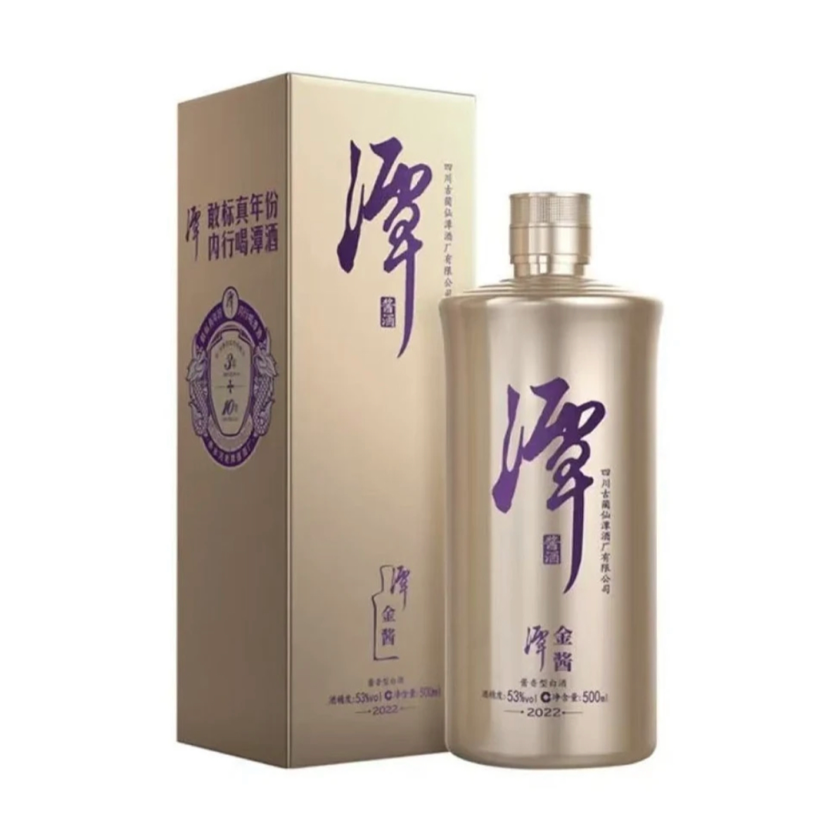 潭酒金酱  53度500ml  酱香型白酒