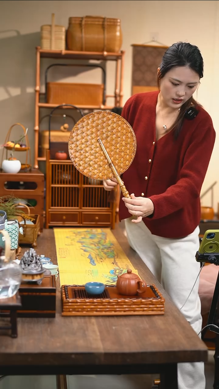 【闪购商品】摆件闪购清风龟甲团扇