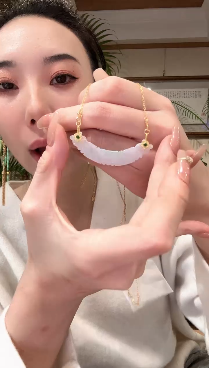 【闪购商品】翡翠颈饰未镶嵌国风